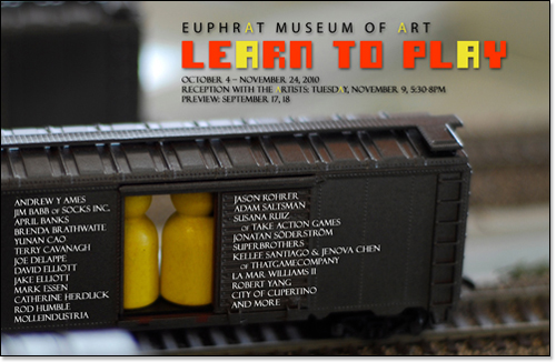 Learn To Play exhibition card