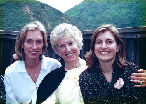 Cynthia Sears with daughters Juliet and Olivia.