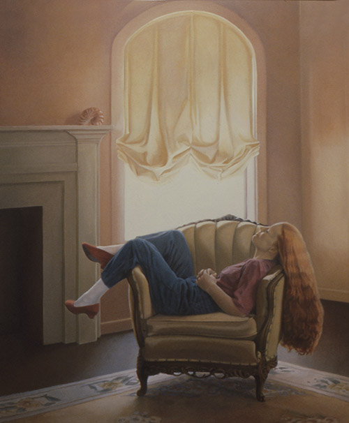 Bazak_Nautilus Nautilus, Oil on canvas by Katherine Bazak