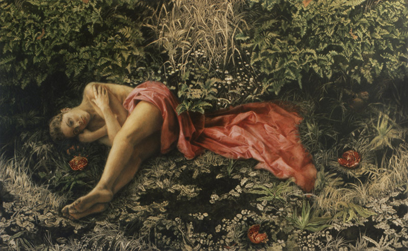 Bazak_Persephone Persephone, Oil on canvas by Katherine Bazak