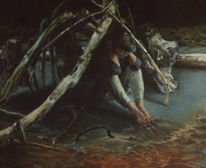 Bazak_San Gregorio San Gregorio, Oil on canvas by Katherine Bazak