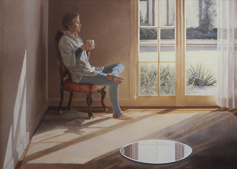 Bazak_The Pond The Pond, Oil on canvas by Katherine Bazak