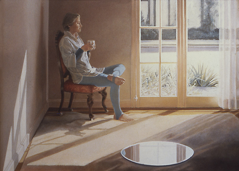 Bazak_The Pond The Pond, Oil on canvas by Katherine Bazak