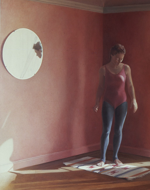 Bazak_dancer Dancer, Oil on canvas, 60" x 48" by Katherine Bazak, 1982