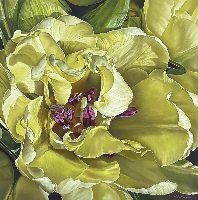 The Big Day, pastel on board by Deb Shea